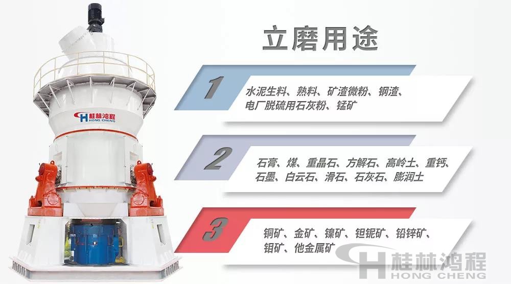 立磨機(jī)適用物料領(lǐng)域